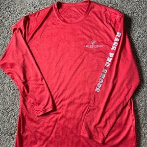 Bass Pro Shops Red Long Sleeve Tee Size XL